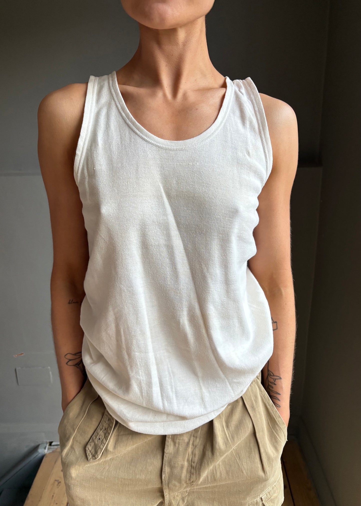 1950s cotton vest