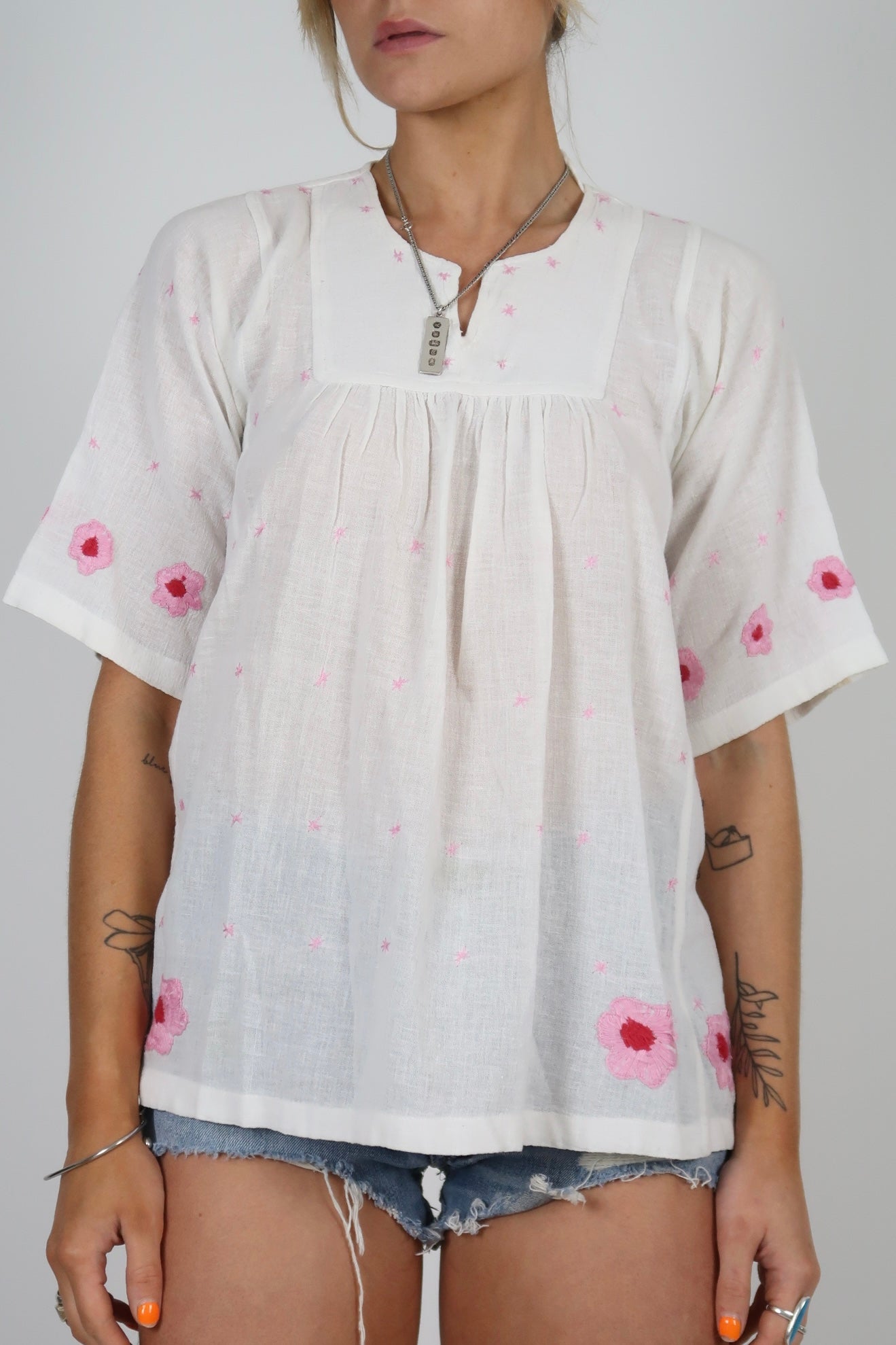 1970s Cheesecloth top