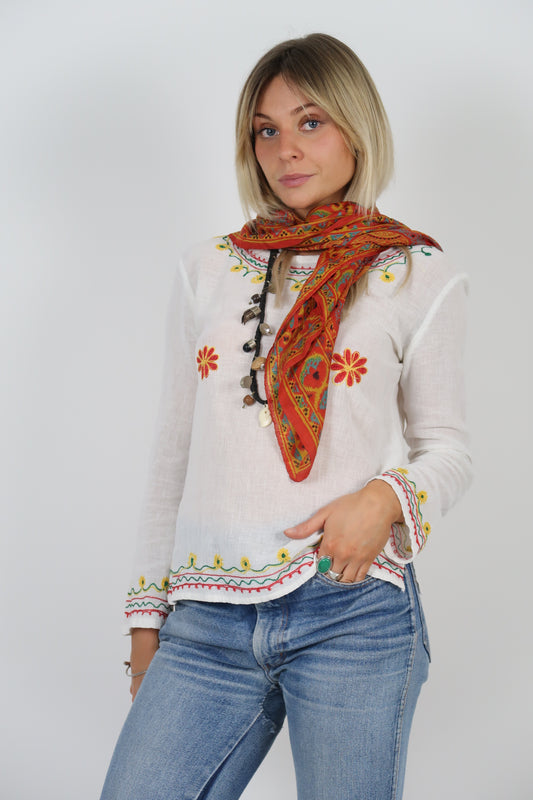 1970s silk scarf