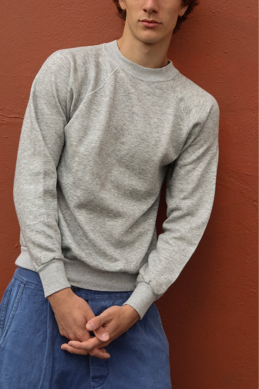 1970s grey sweatshirt