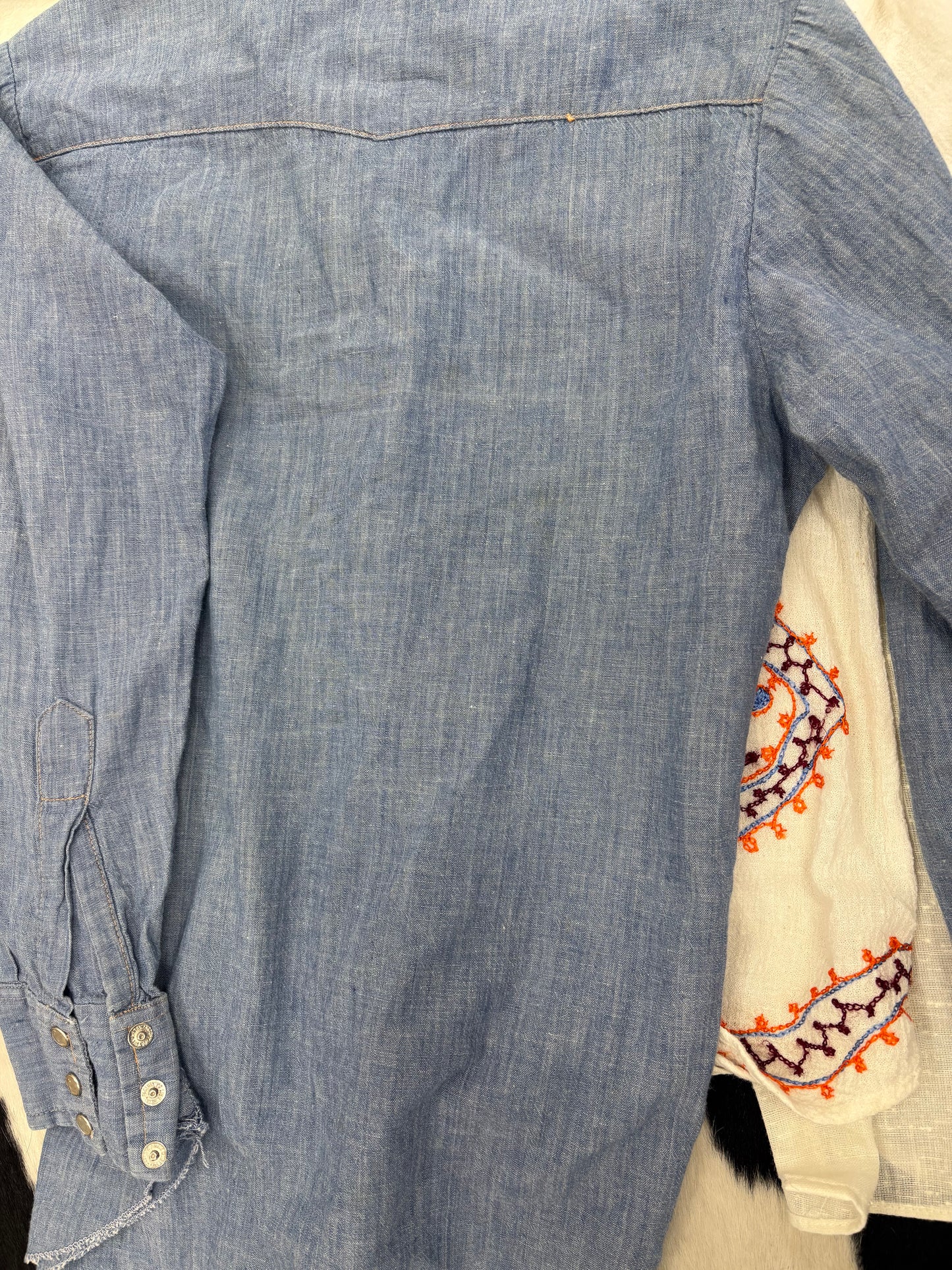 1970s Cheap Jeans custom denim shirt