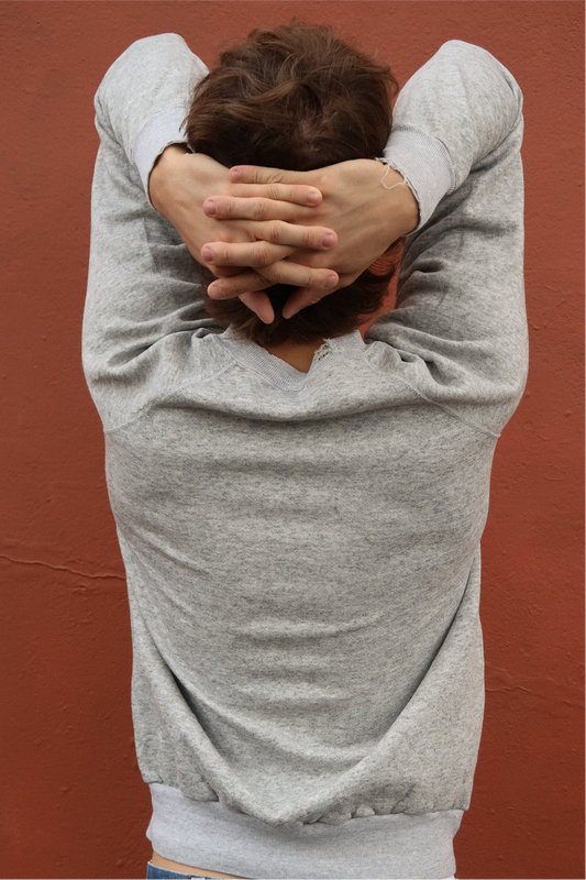 1970s grey sweat