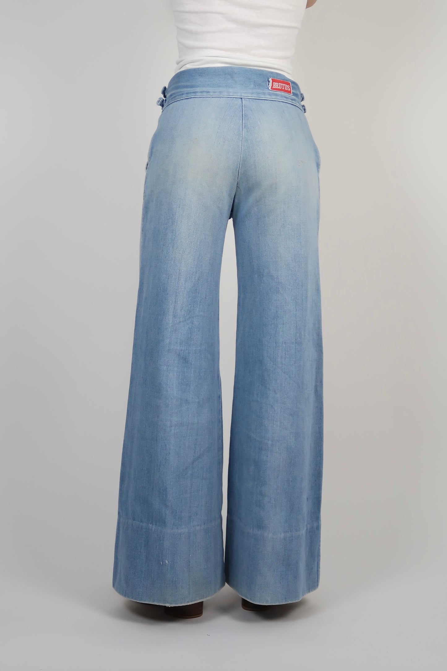 1970s Brutus buckle side jeans