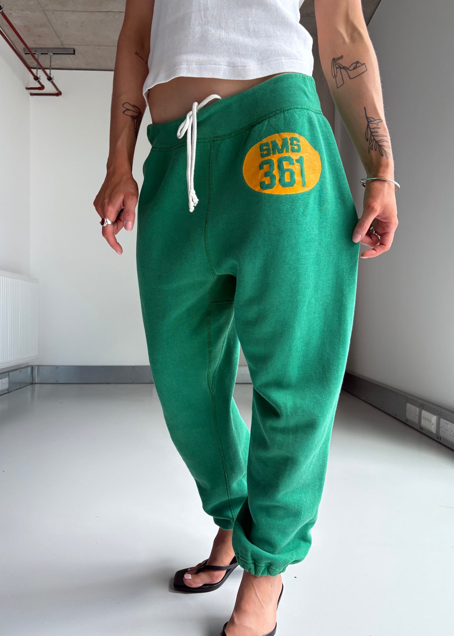 1960S GREEN SWEATPANTS