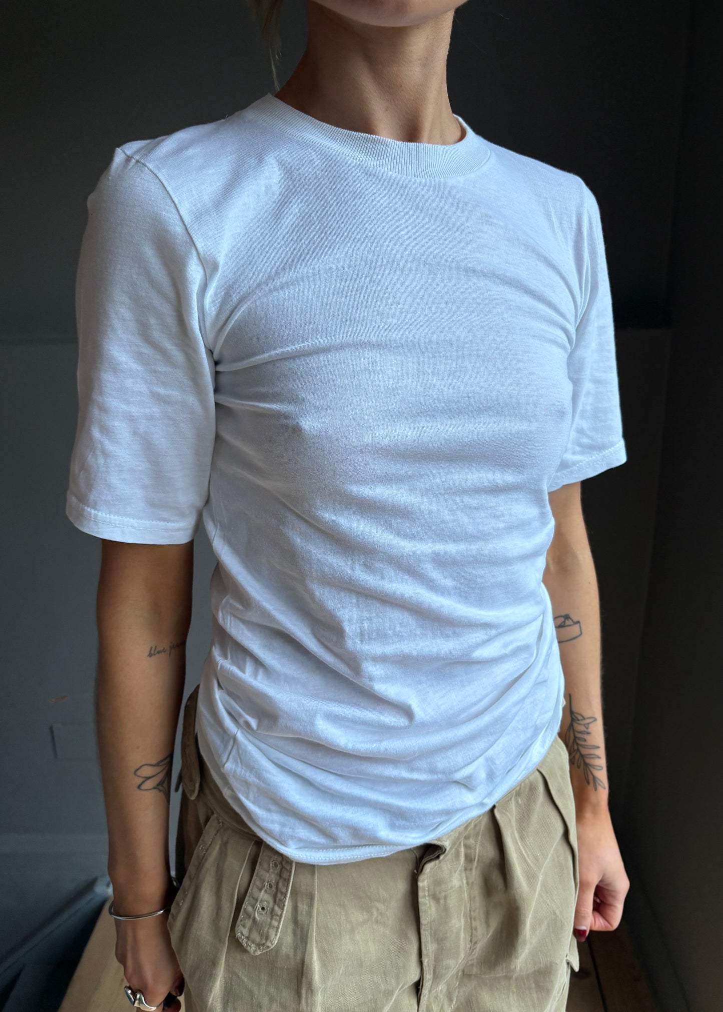 1970s white t-shirt