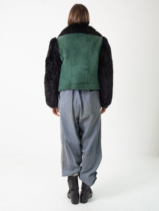 1970S CROPPED SHEEPSKIN COAT