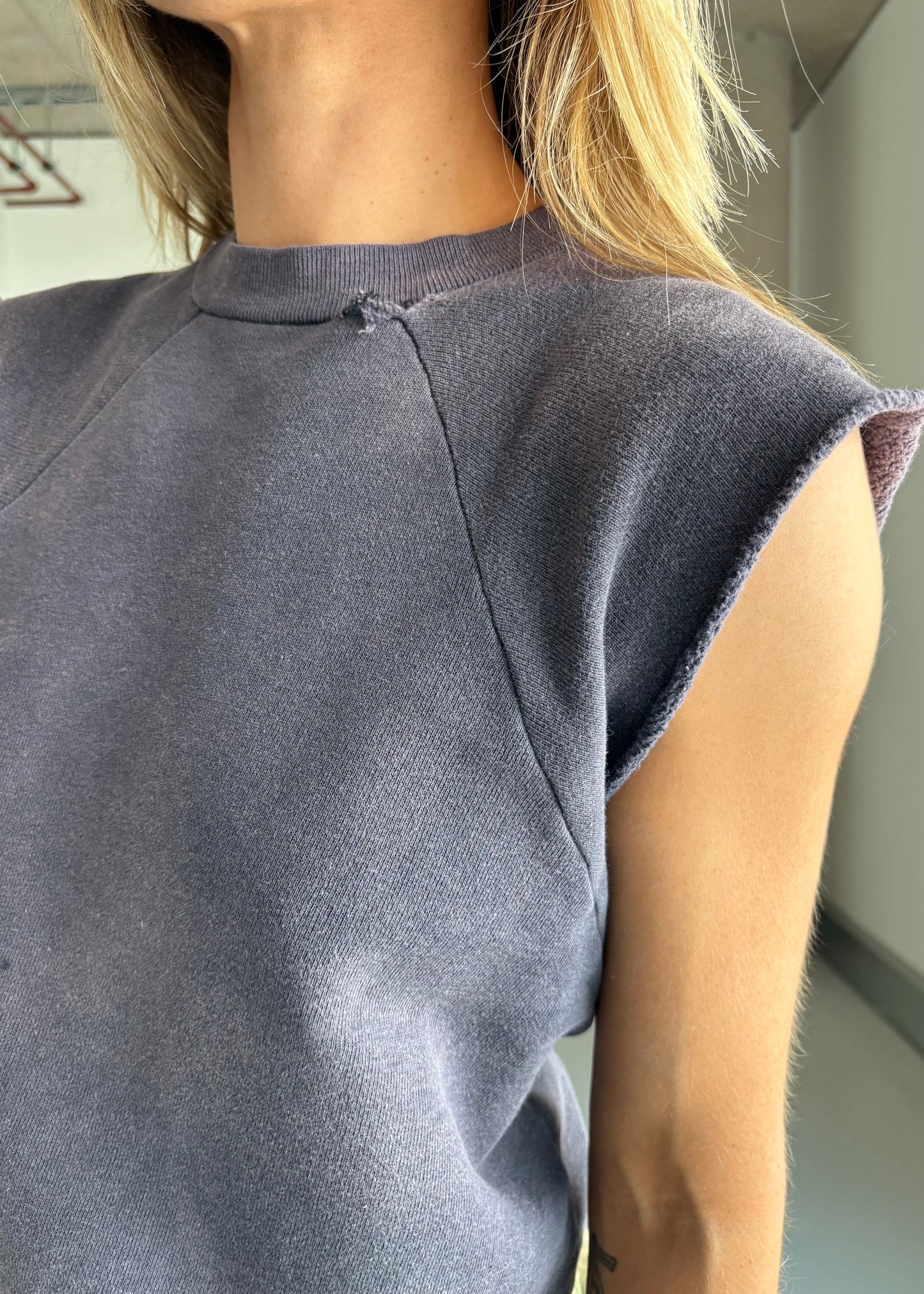 60s cut off sweat
