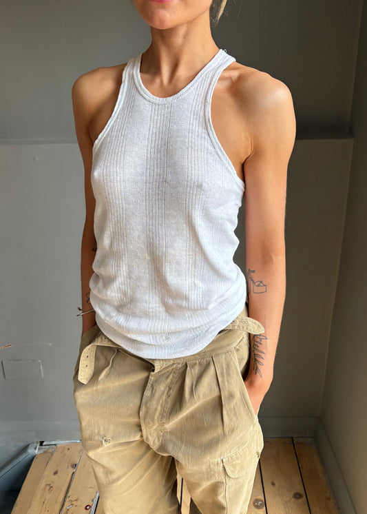 1950s racer back tank