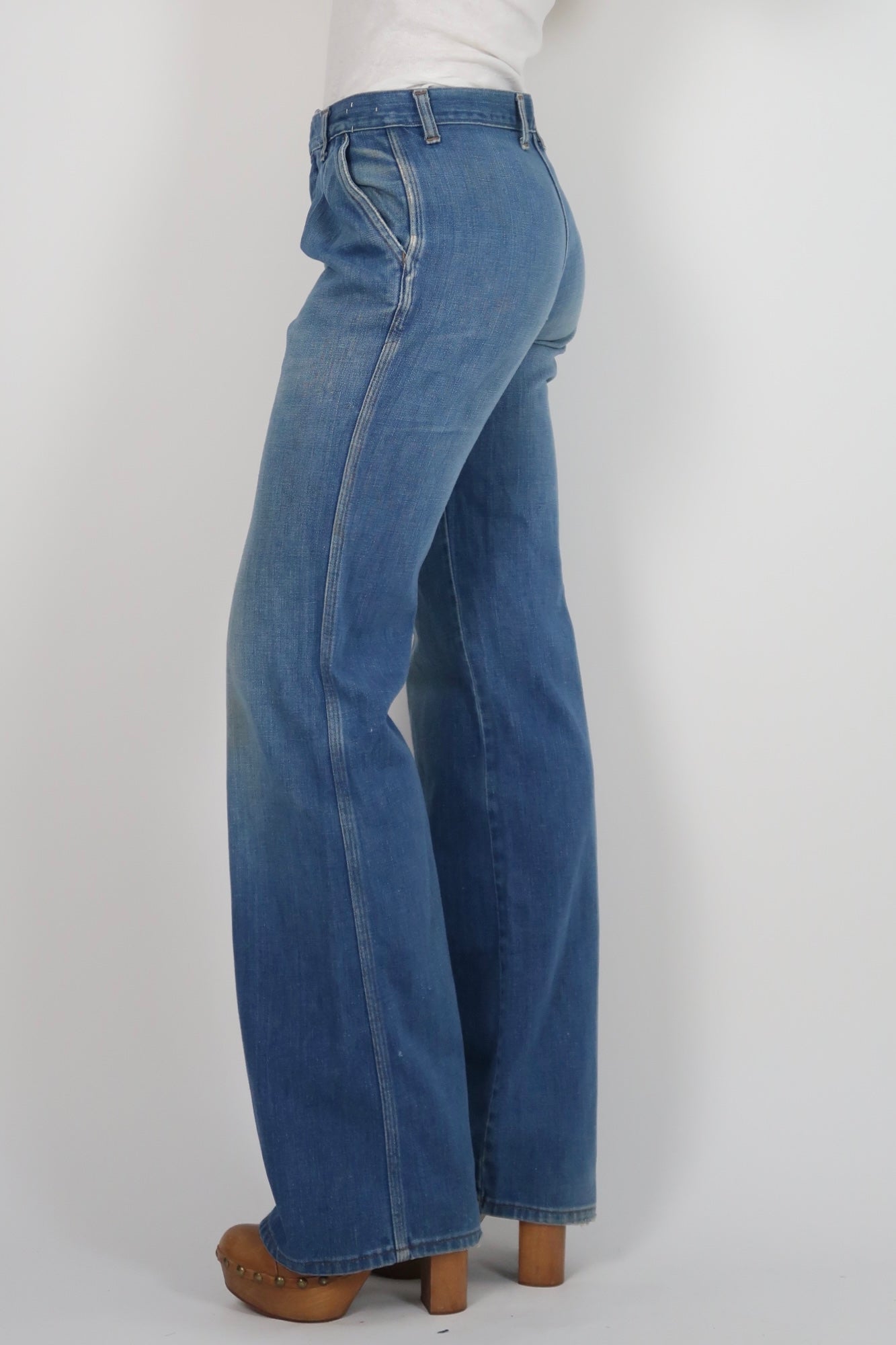 Early 70s front pleat jeans