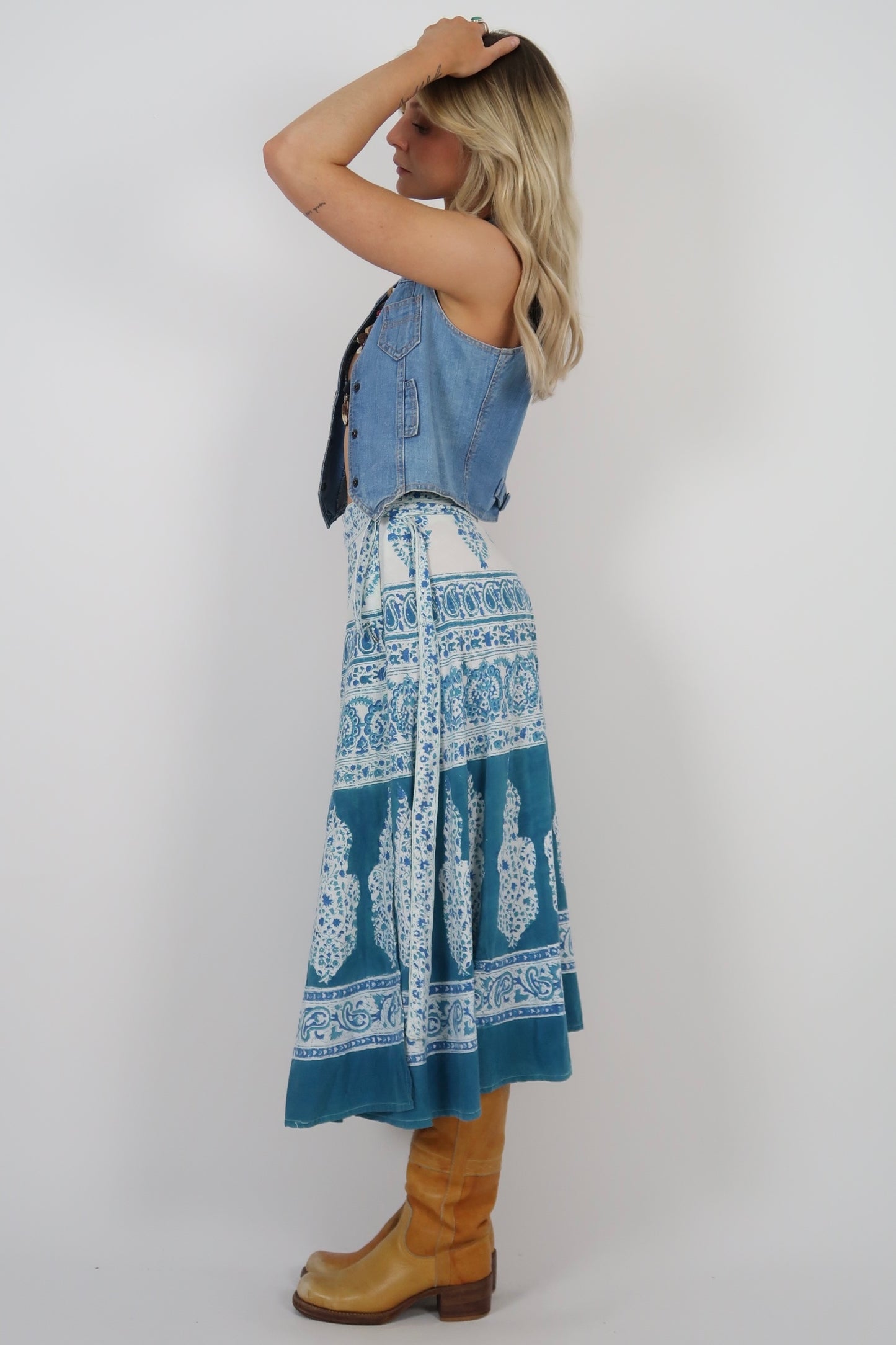 1970s Phool midi skirt