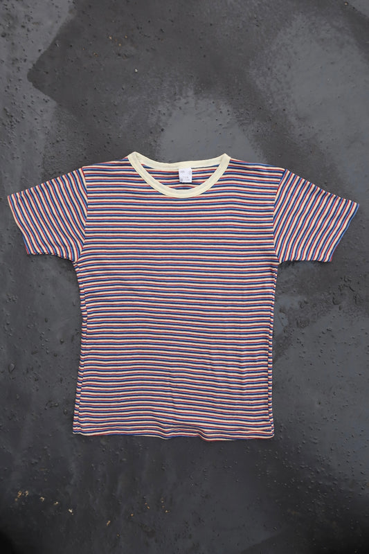 70s Stripe cotton tshirt