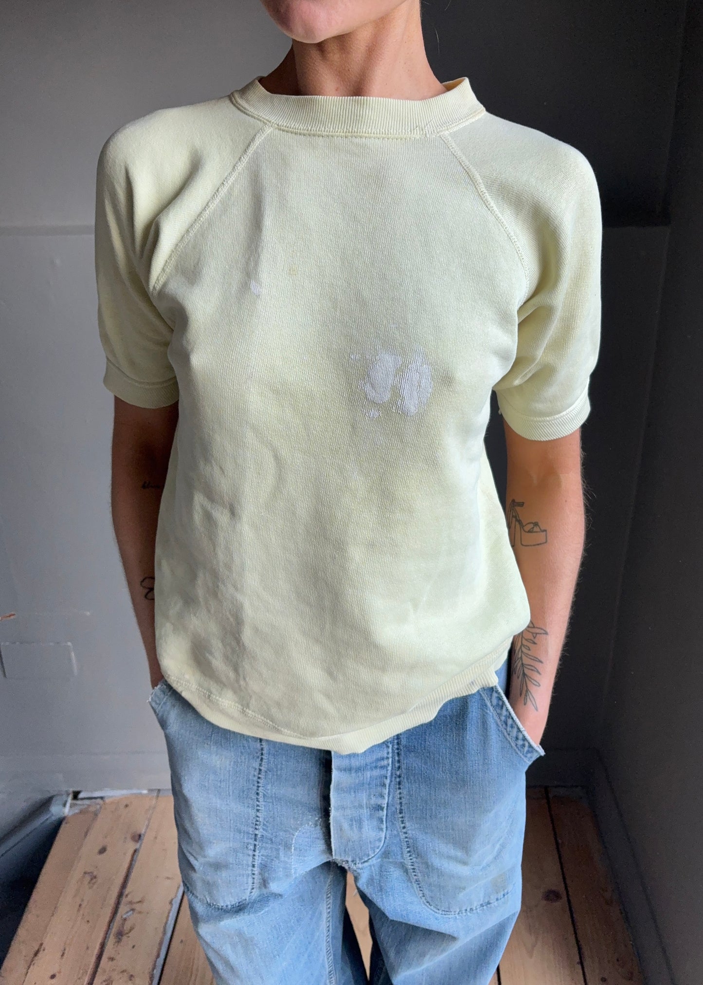 Lemon 60s painters sweat