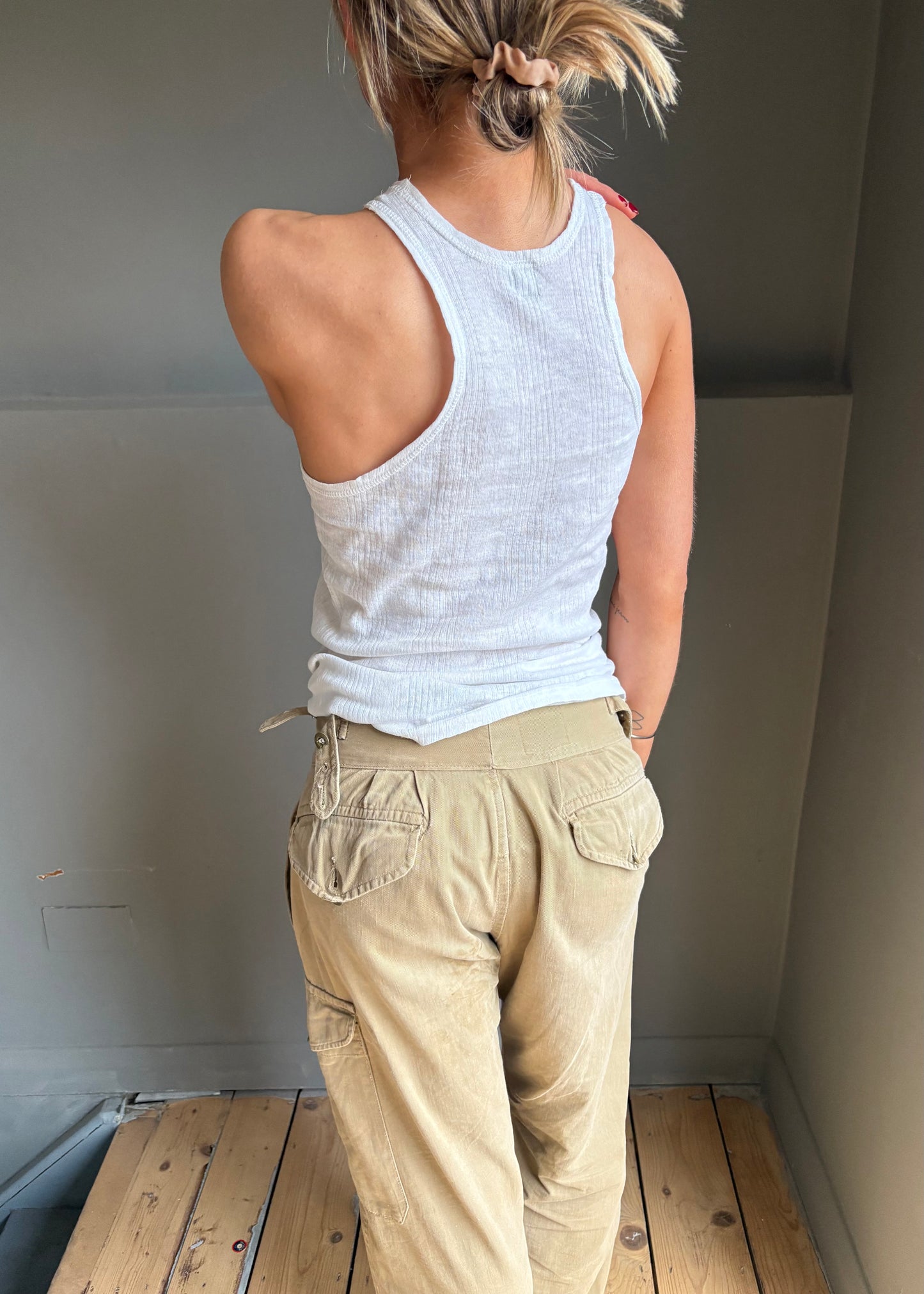 1950s racer back tank