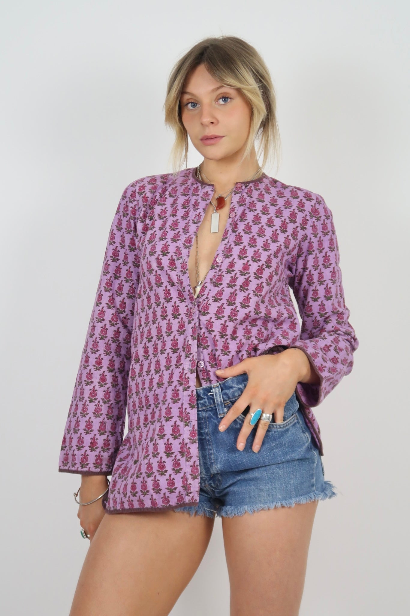 1970s Anohki cotton shirt