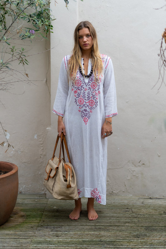 LATE 60S CHEESECLOTH DRESS