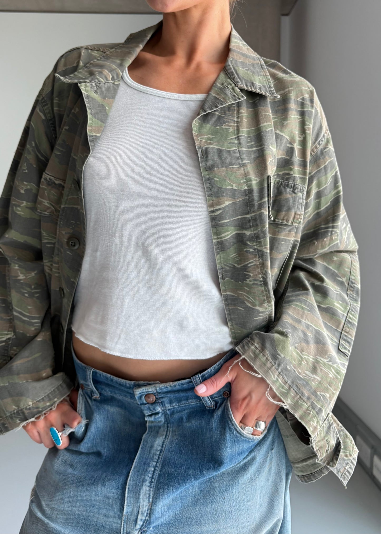 1980s camo shirt