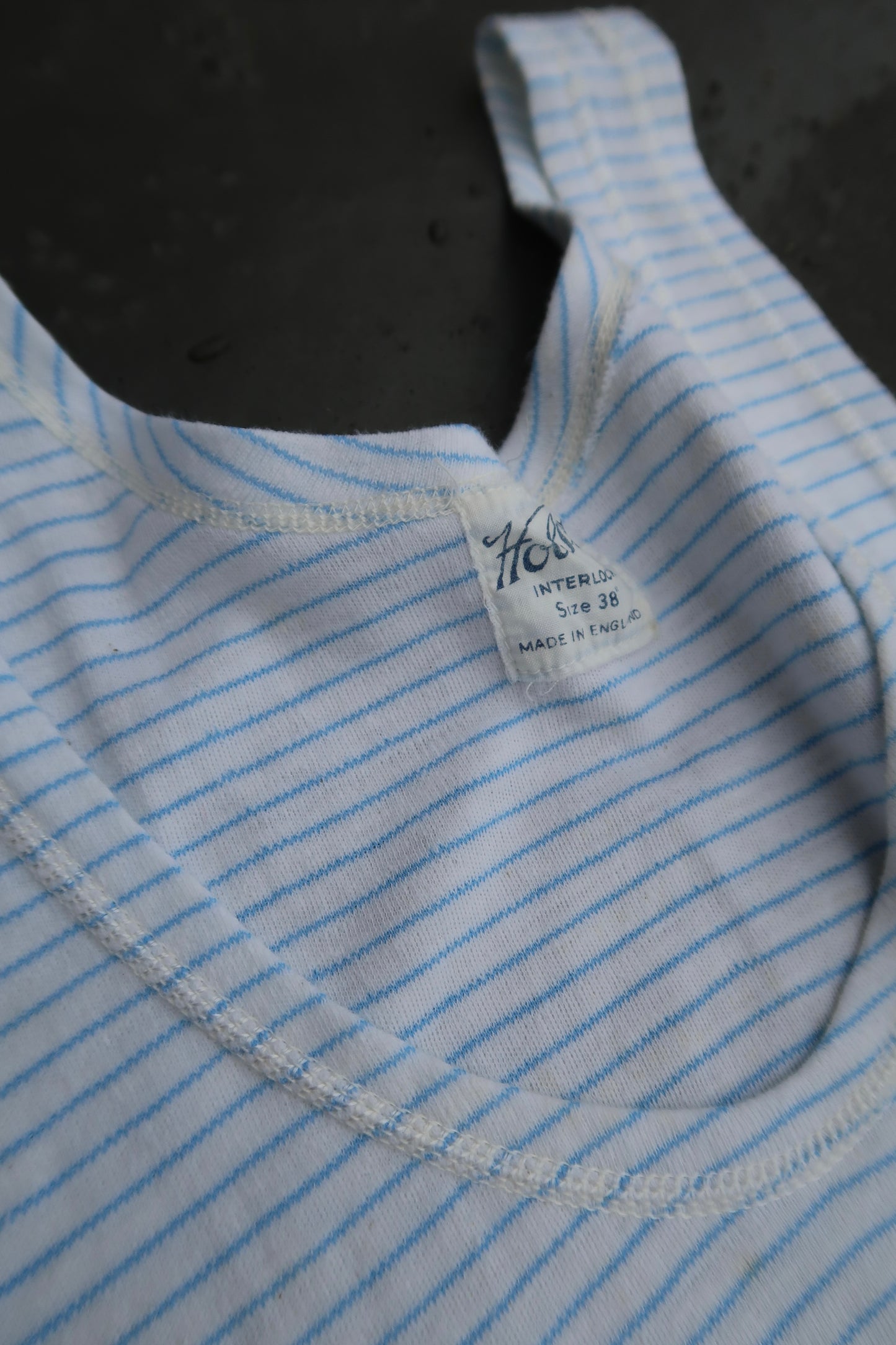 60s Blue stripe tank