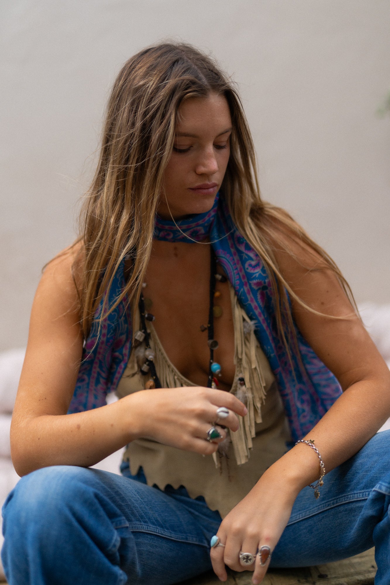 INDIAN SILK SCARF