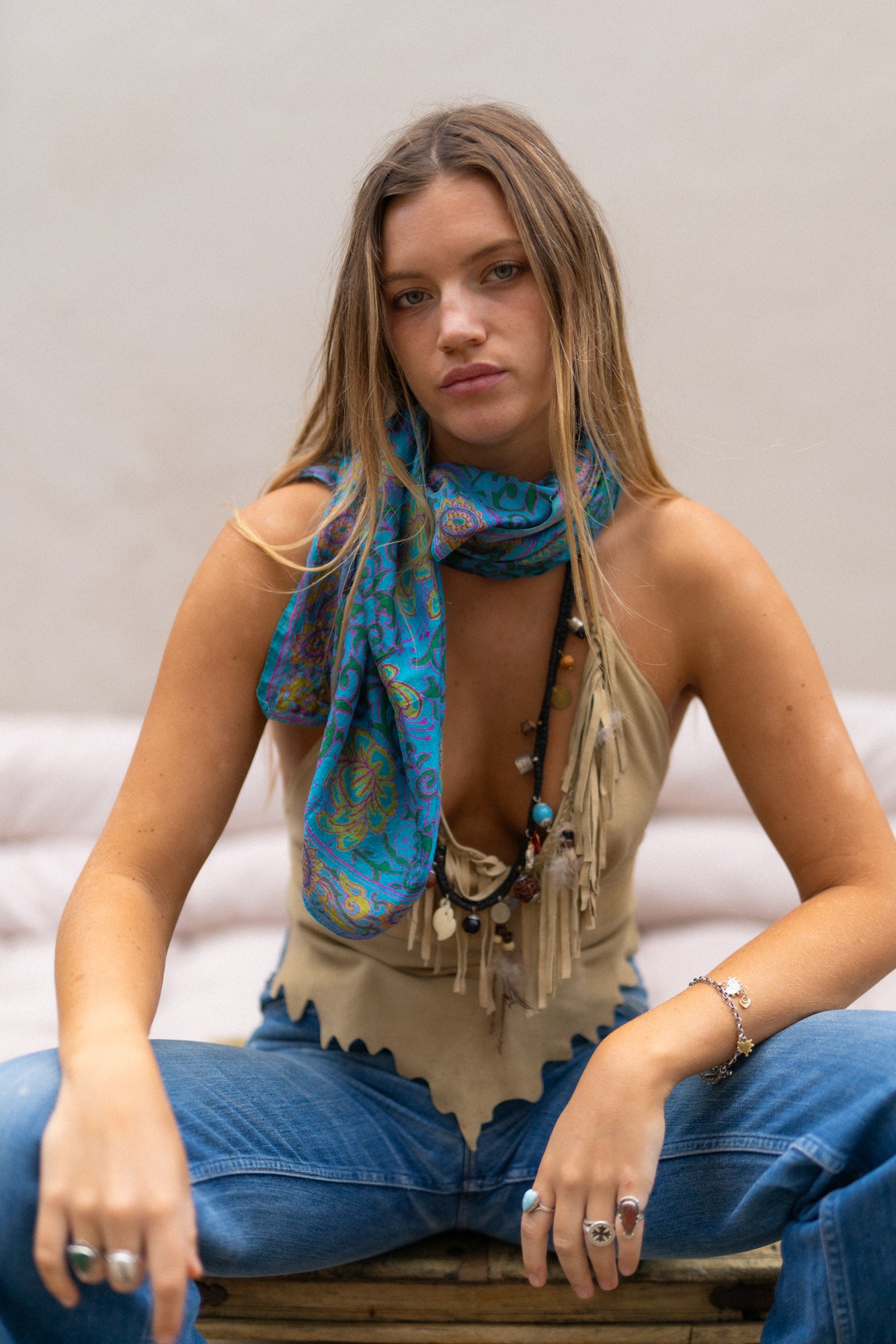 INDIAN SILK SCARF