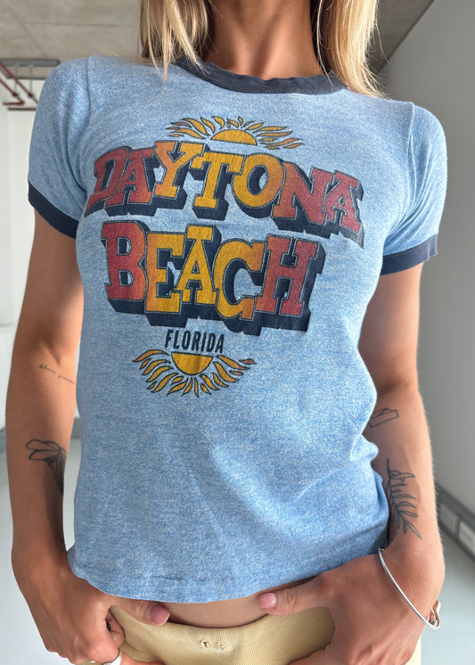 70S DAYTONA BEACH RINGER TEE