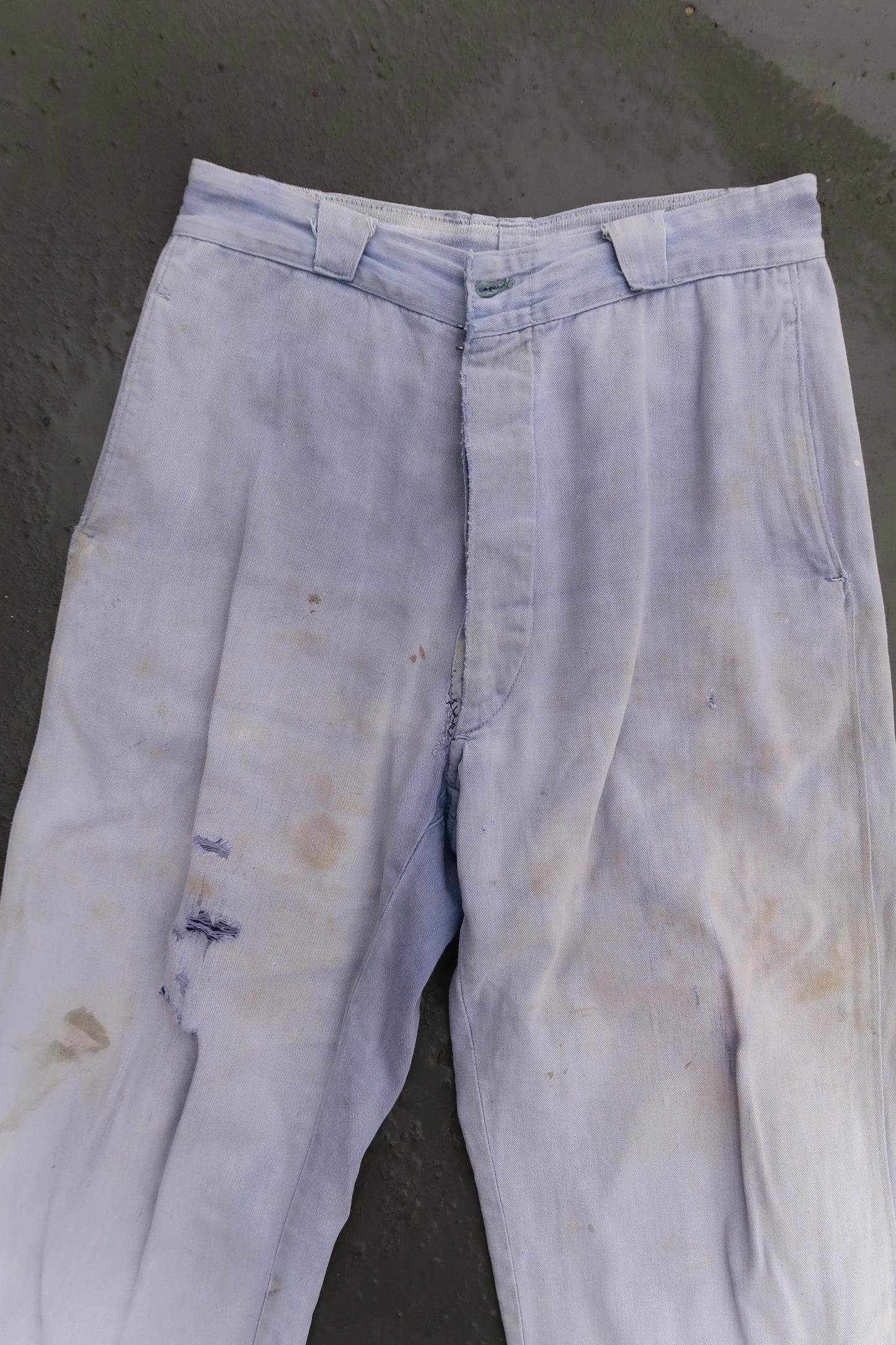 Cropped work wear pants