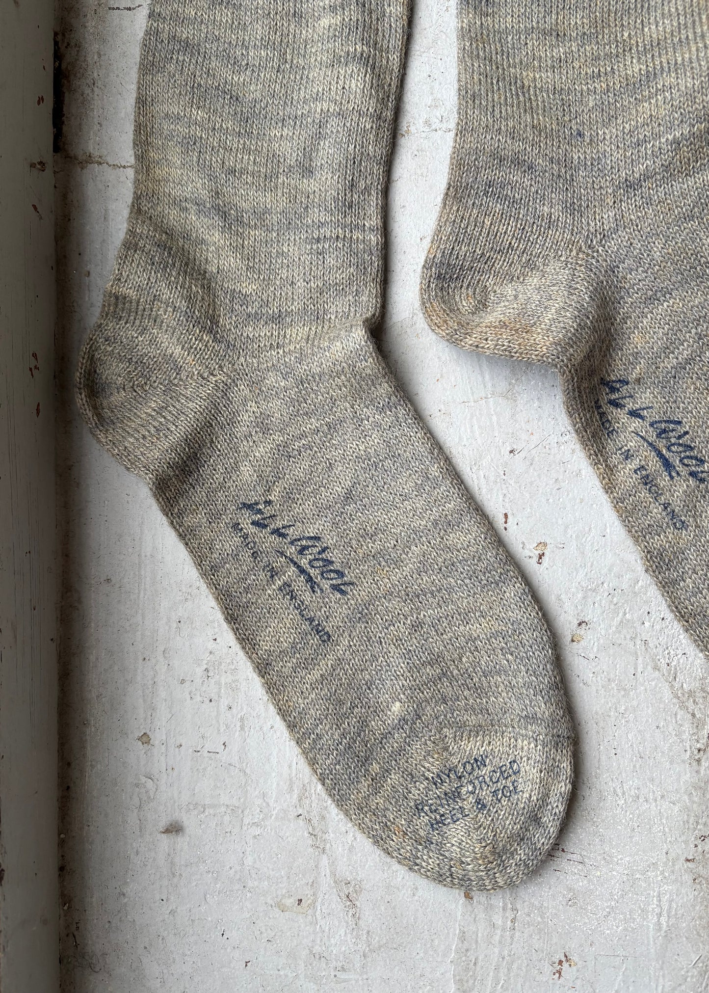 50s wool boot socks