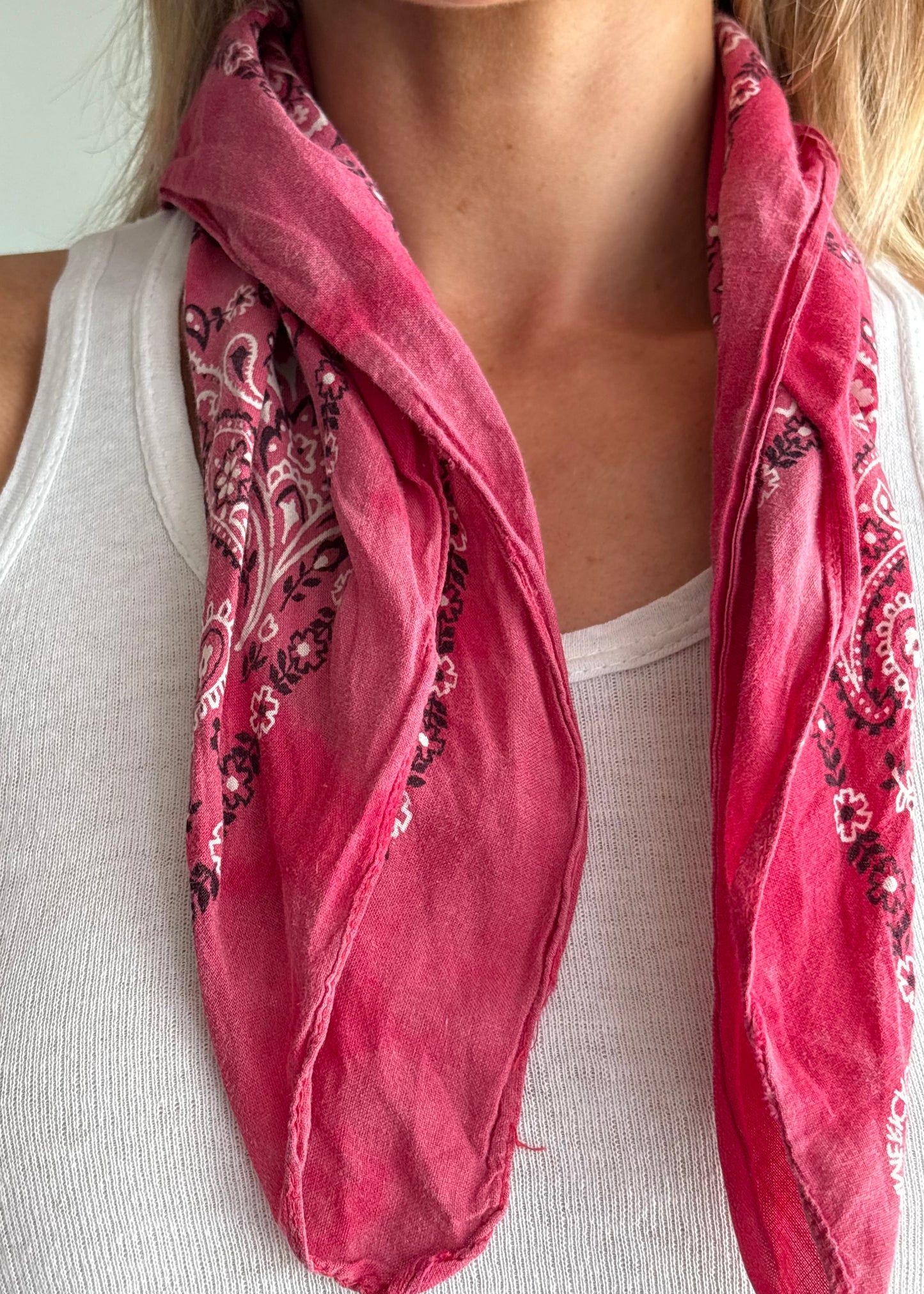 70S FADED COTTON BANDANA