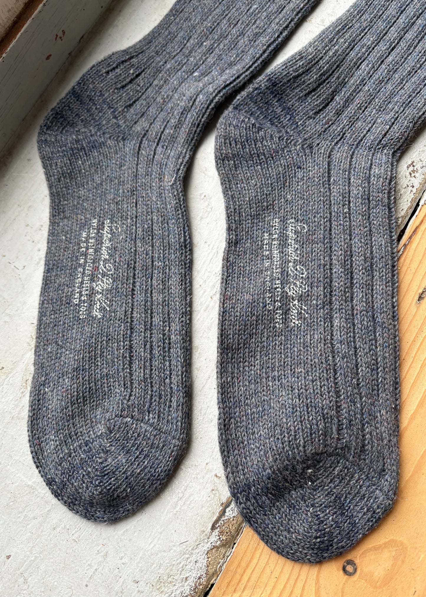 50s wool boot socks