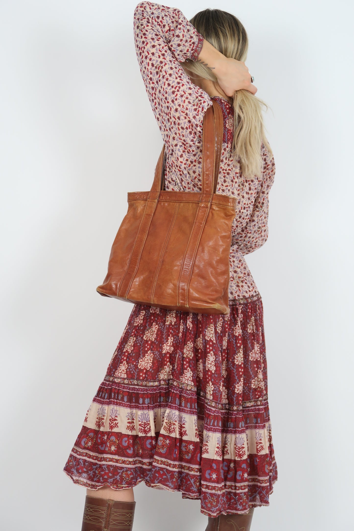 1960s soft leather bag