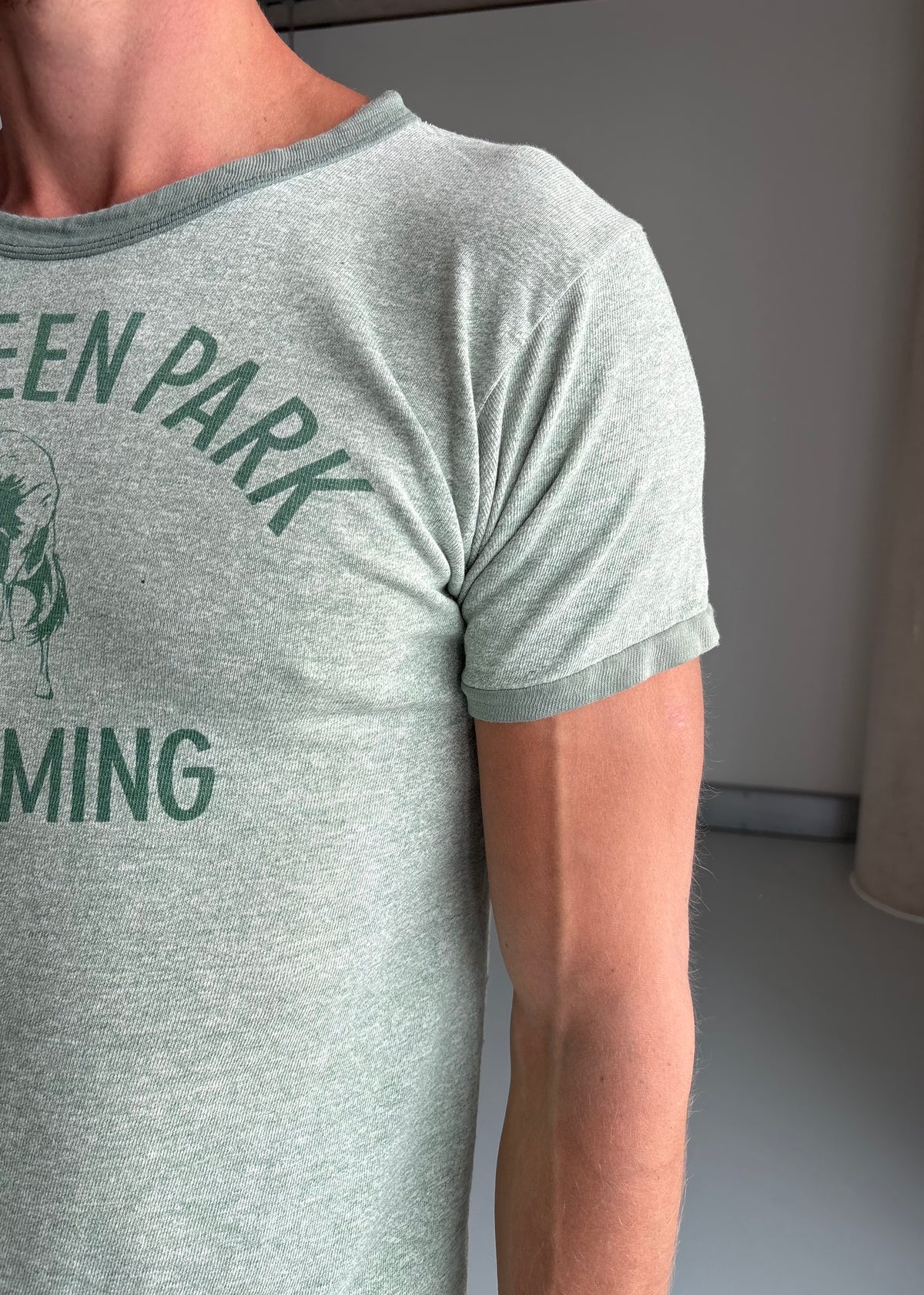 70S CHAMPION EVERGREEN PARK TEE