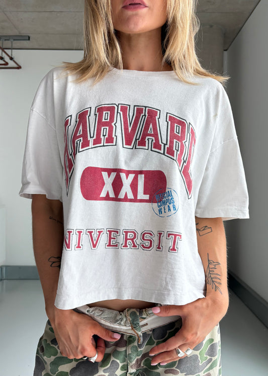 Harvard cropped tee