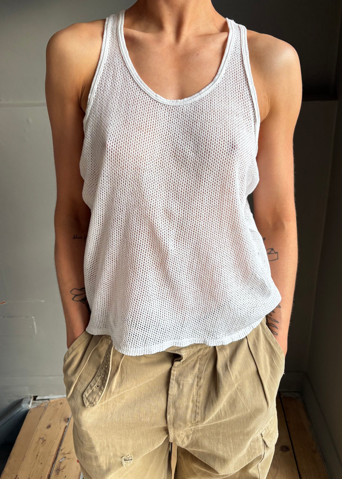 1950s mesh style vest