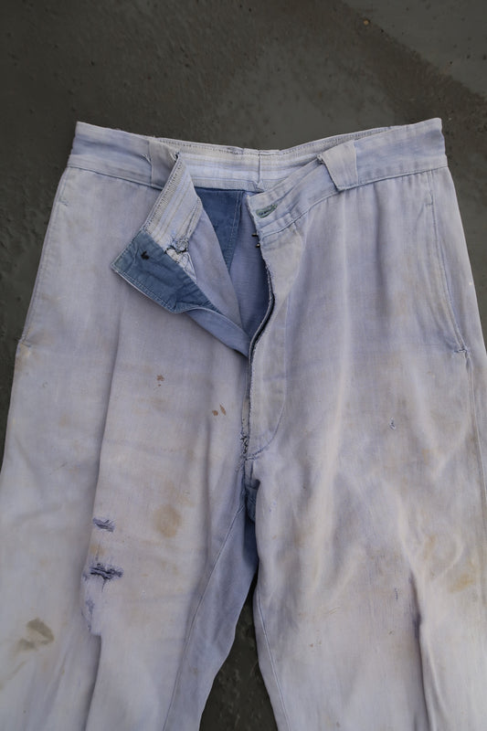 Cropped work wear pants