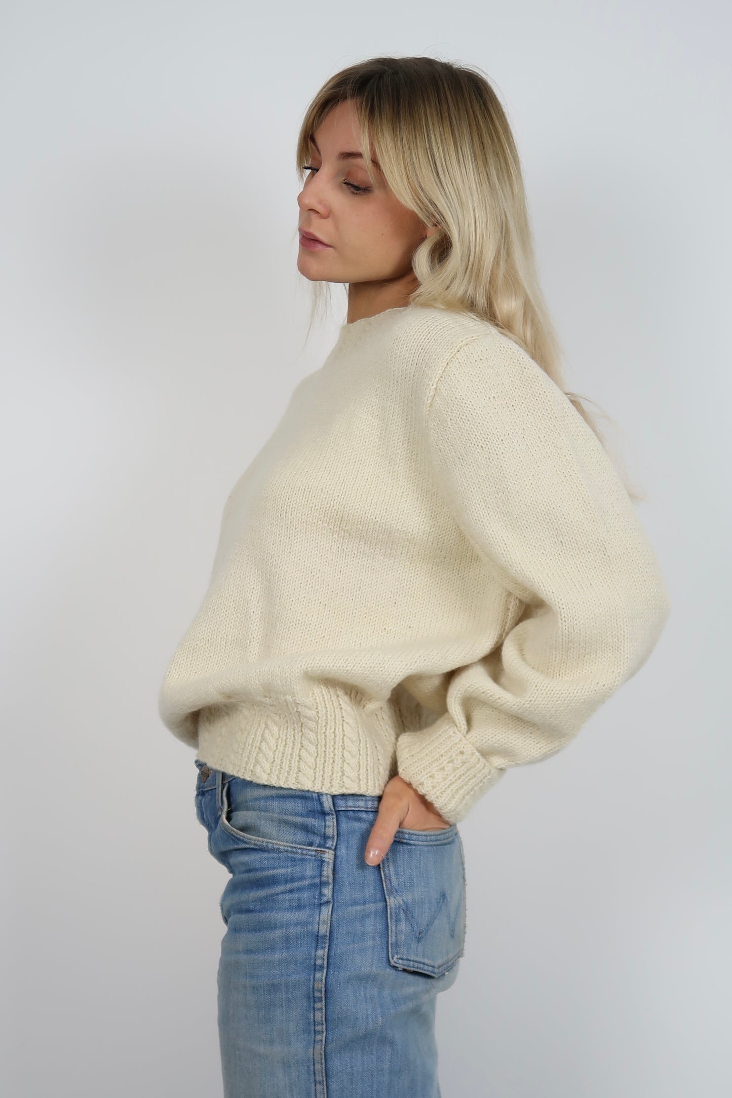 1950s handknit jumper