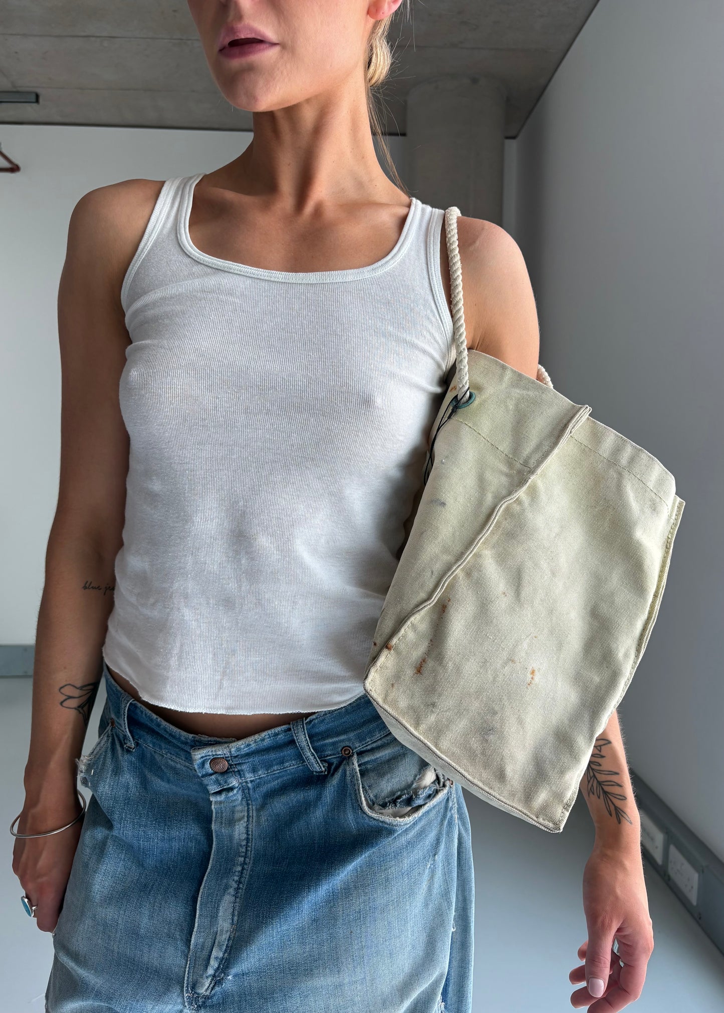 1940s bucket bag