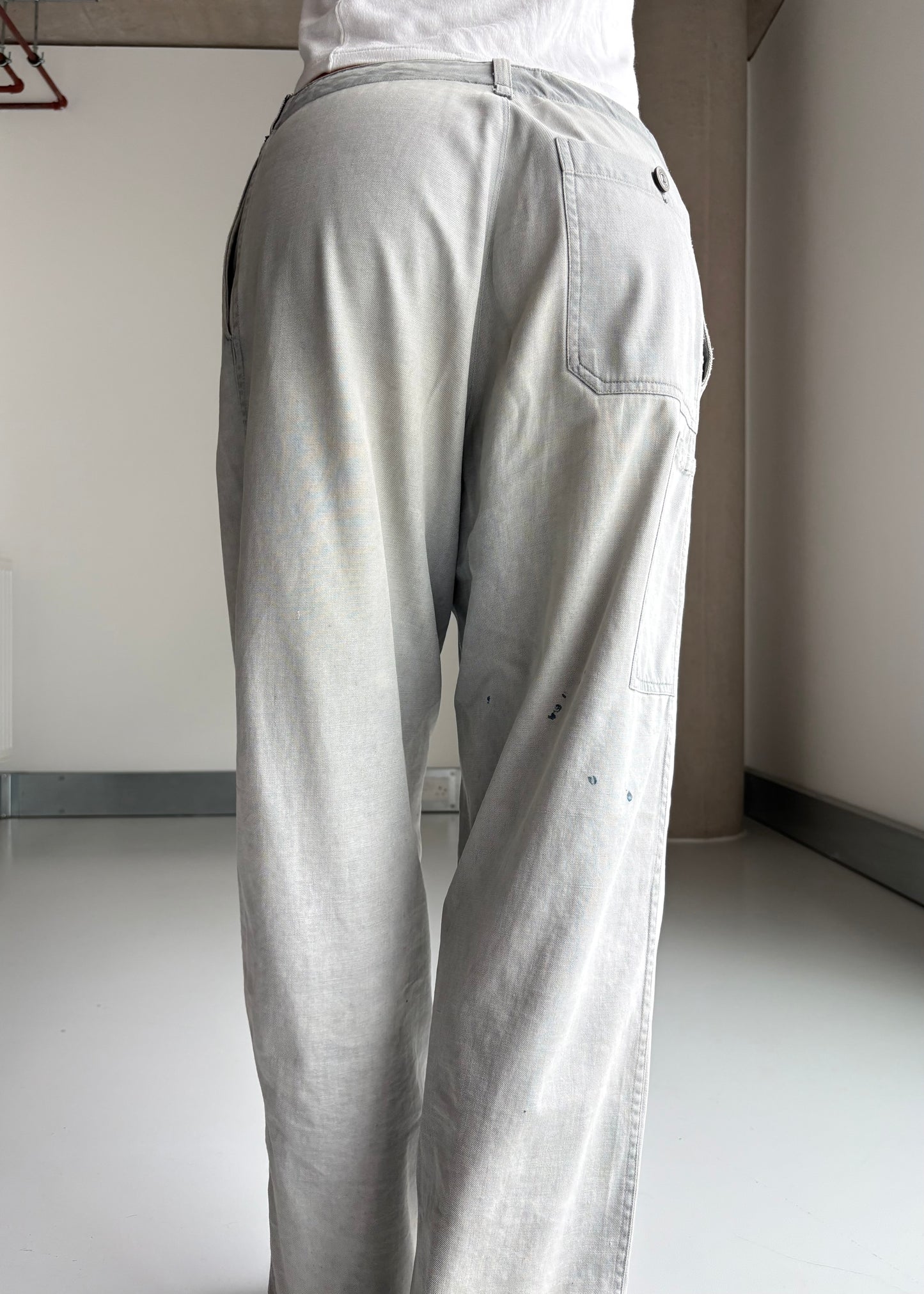 Sunfaded work pants