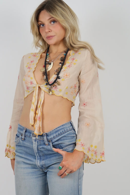 Rare late 1960s hippie top