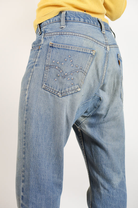 Early 1970s Big E Levis with stars