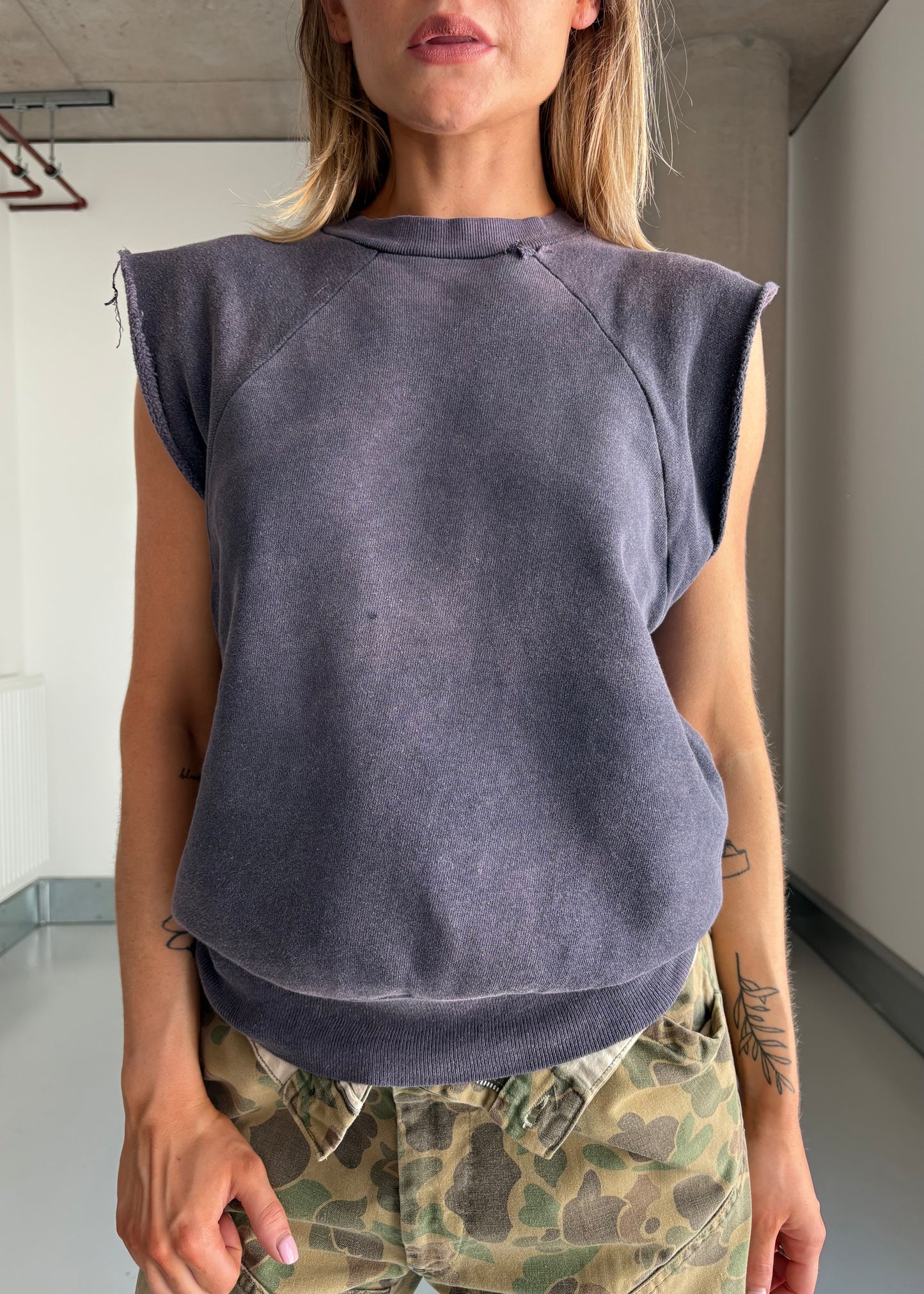 60s cut off sweat