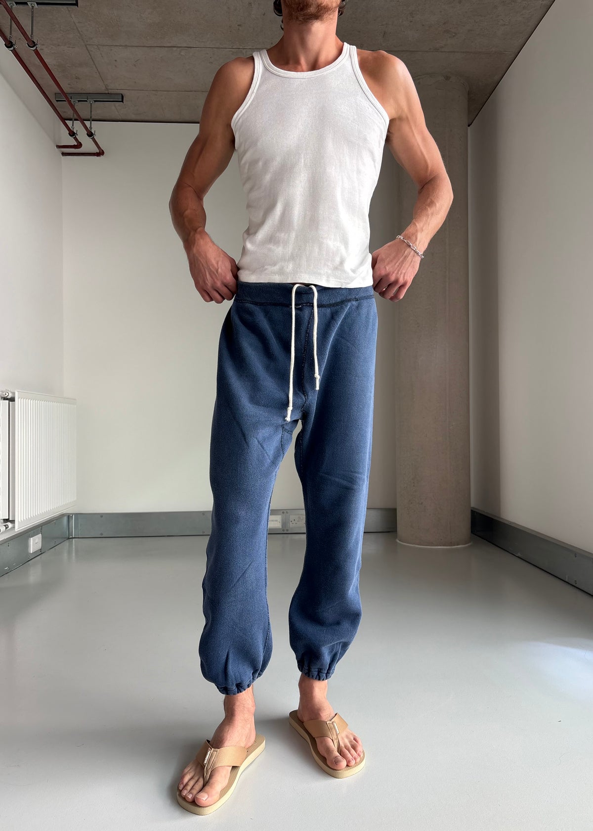 60S NAVY SWEATPANTS