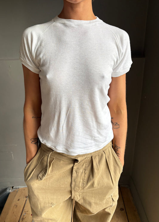 1960s white tee