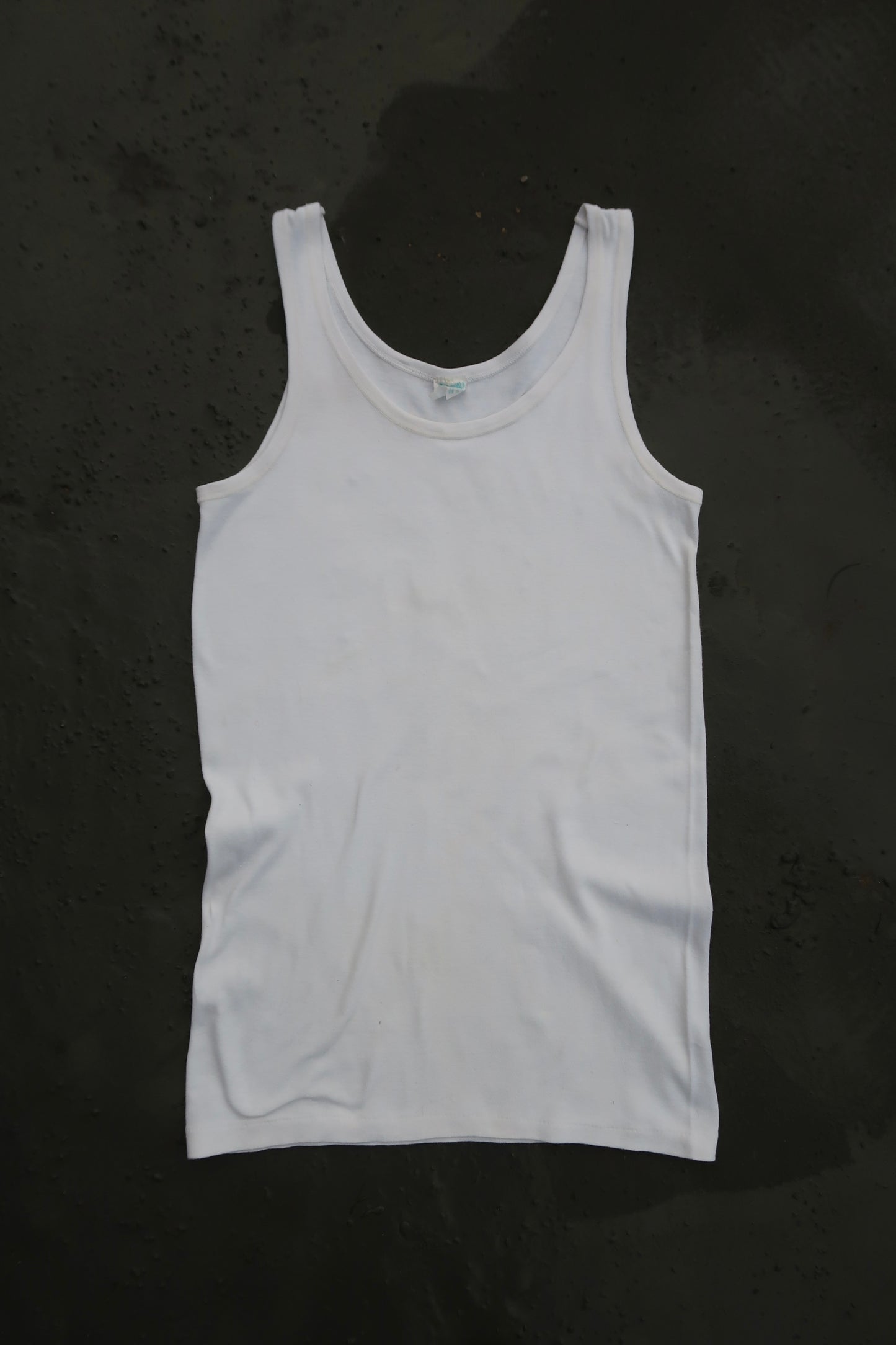 70s white tank