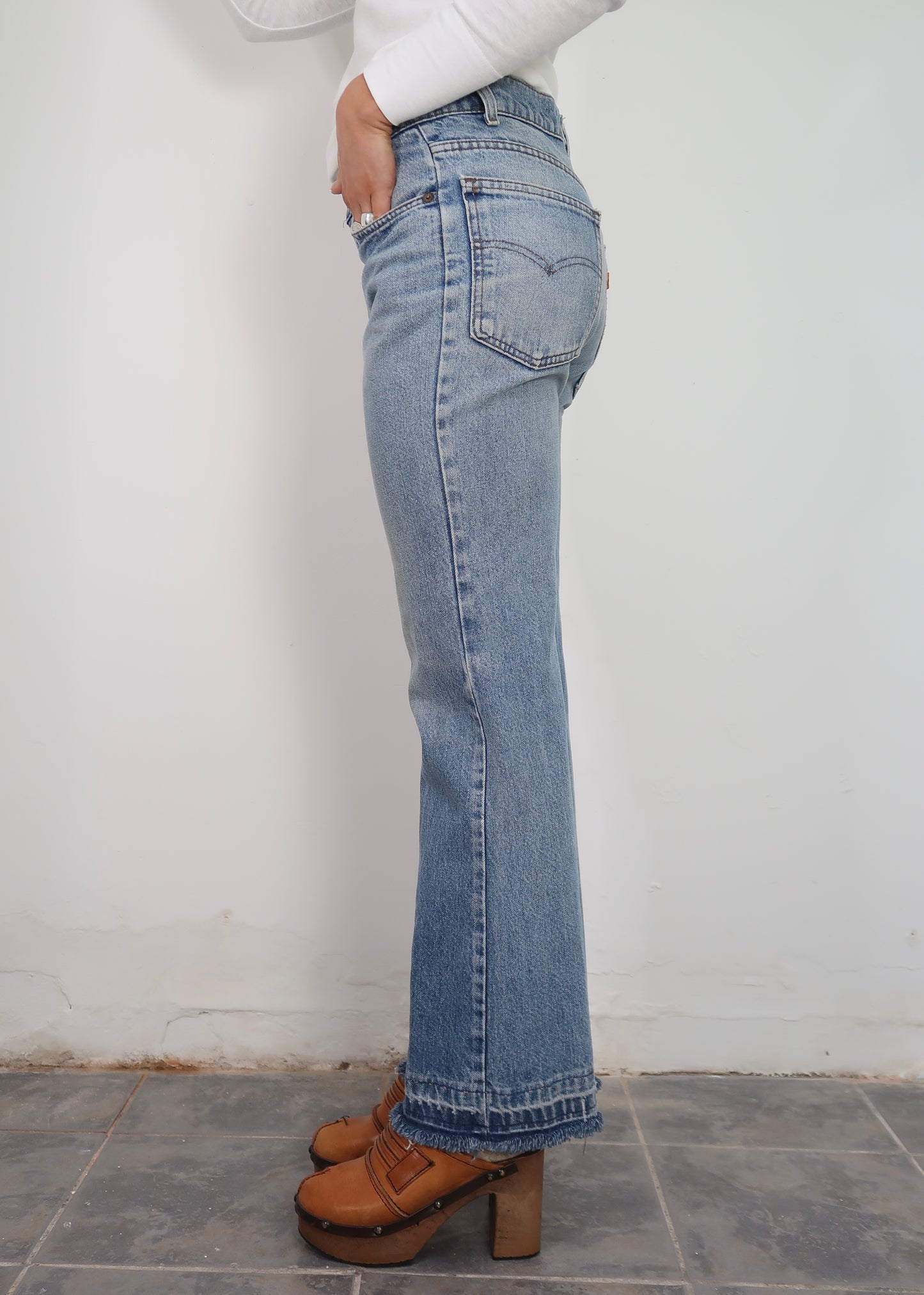 1970s Levi’s with fray hem
