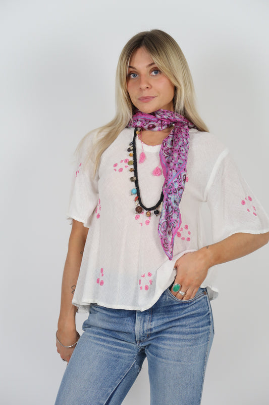 1960s silk scarf