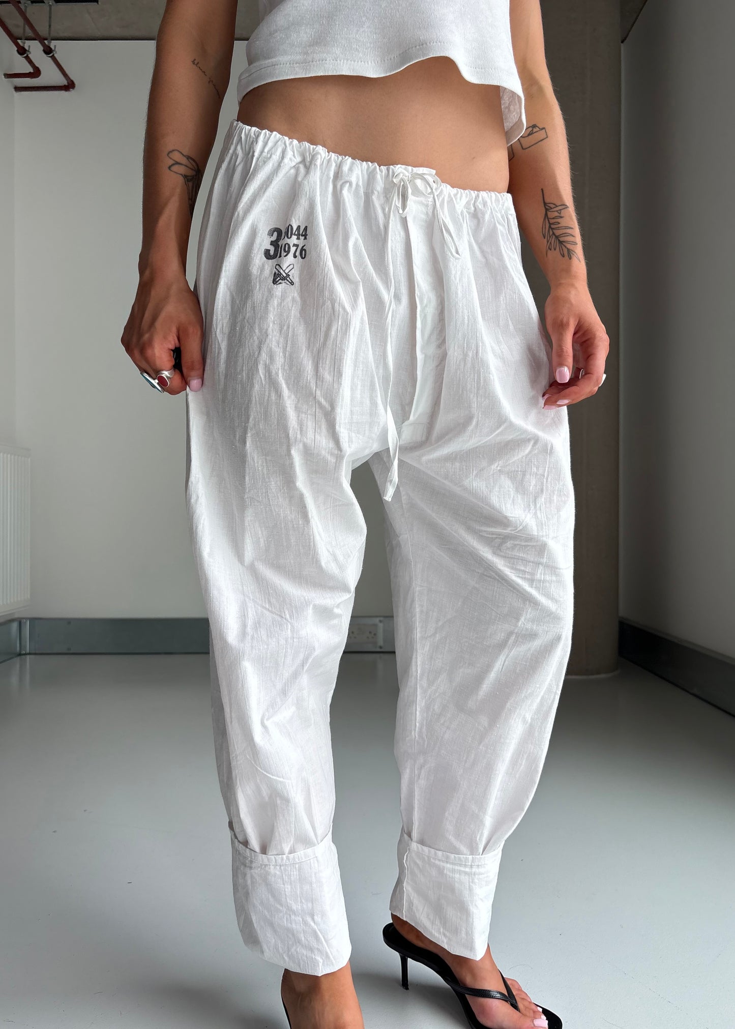 1970s army cotton pants