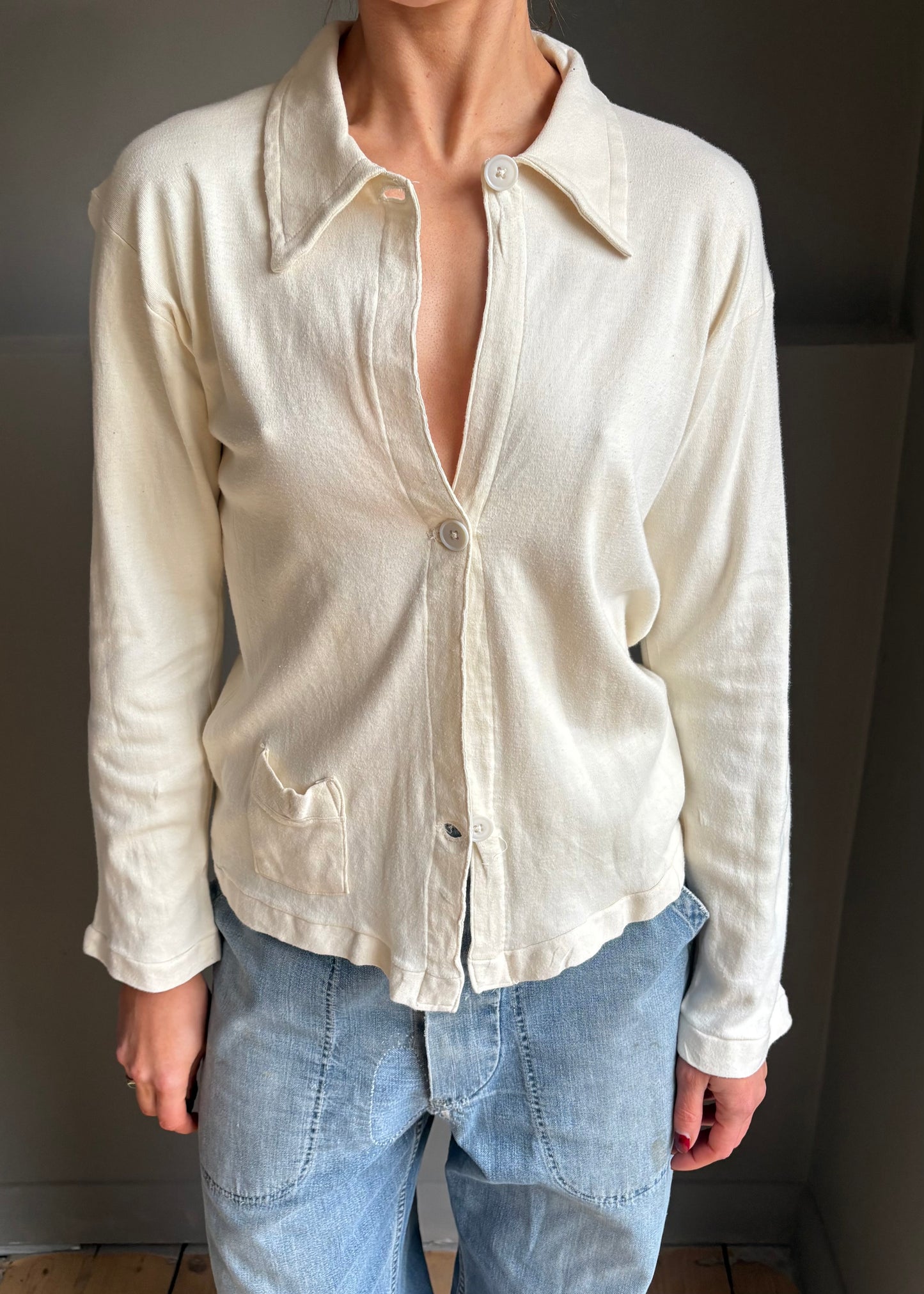 1940s soft cotton top