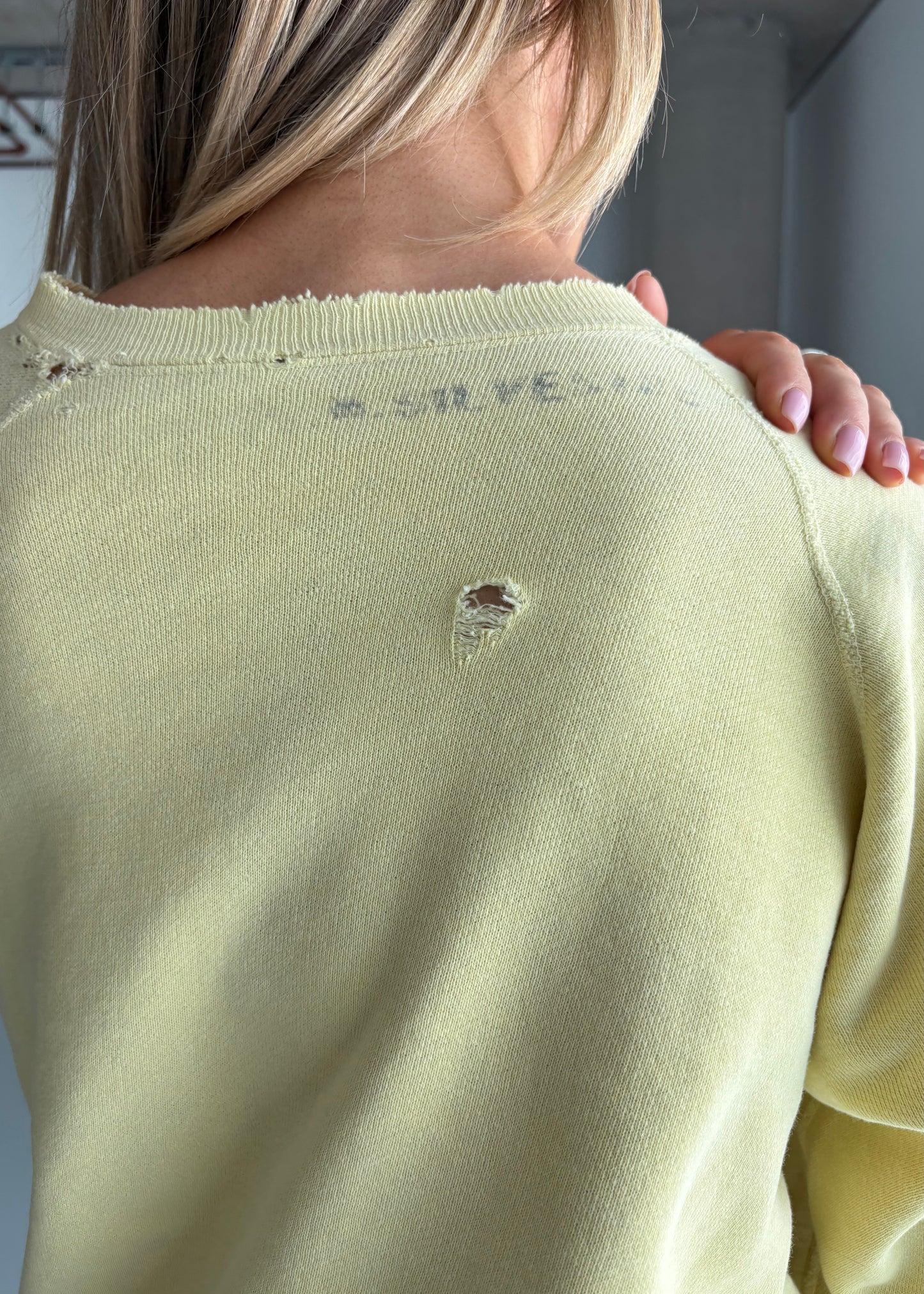 1950S YELLOW SWEAT