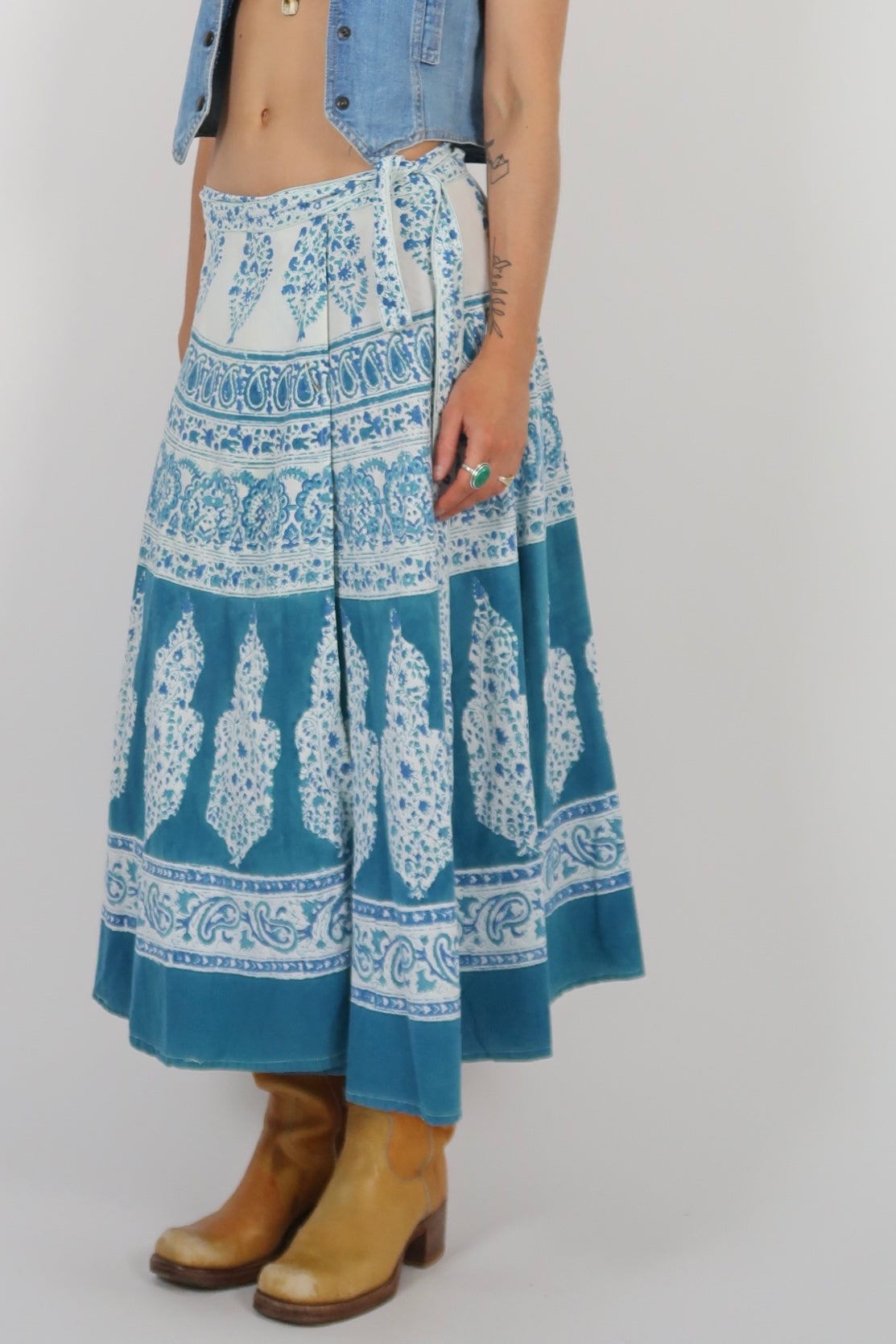 1970s Phool midi skirt
