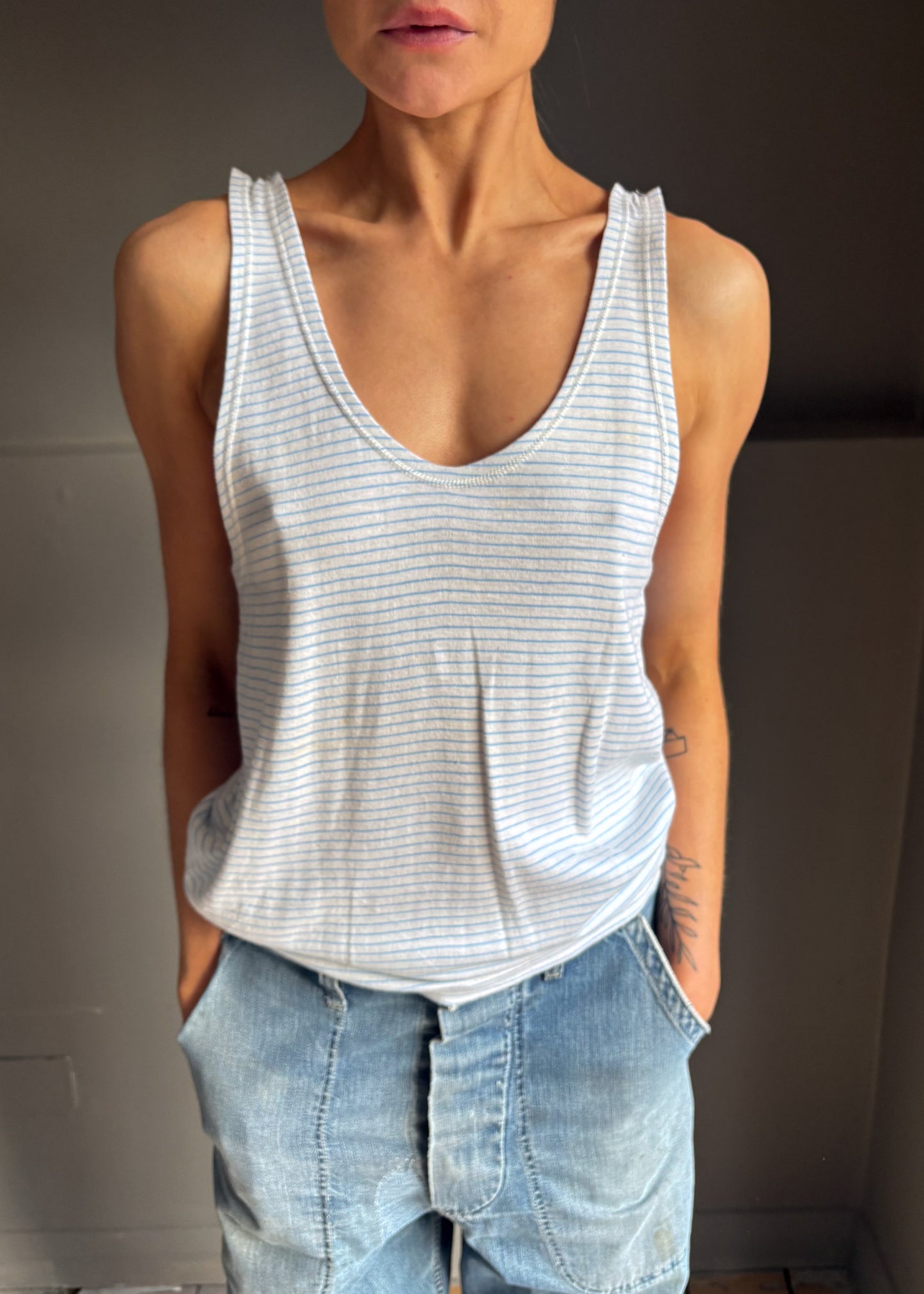 50s stripe tank