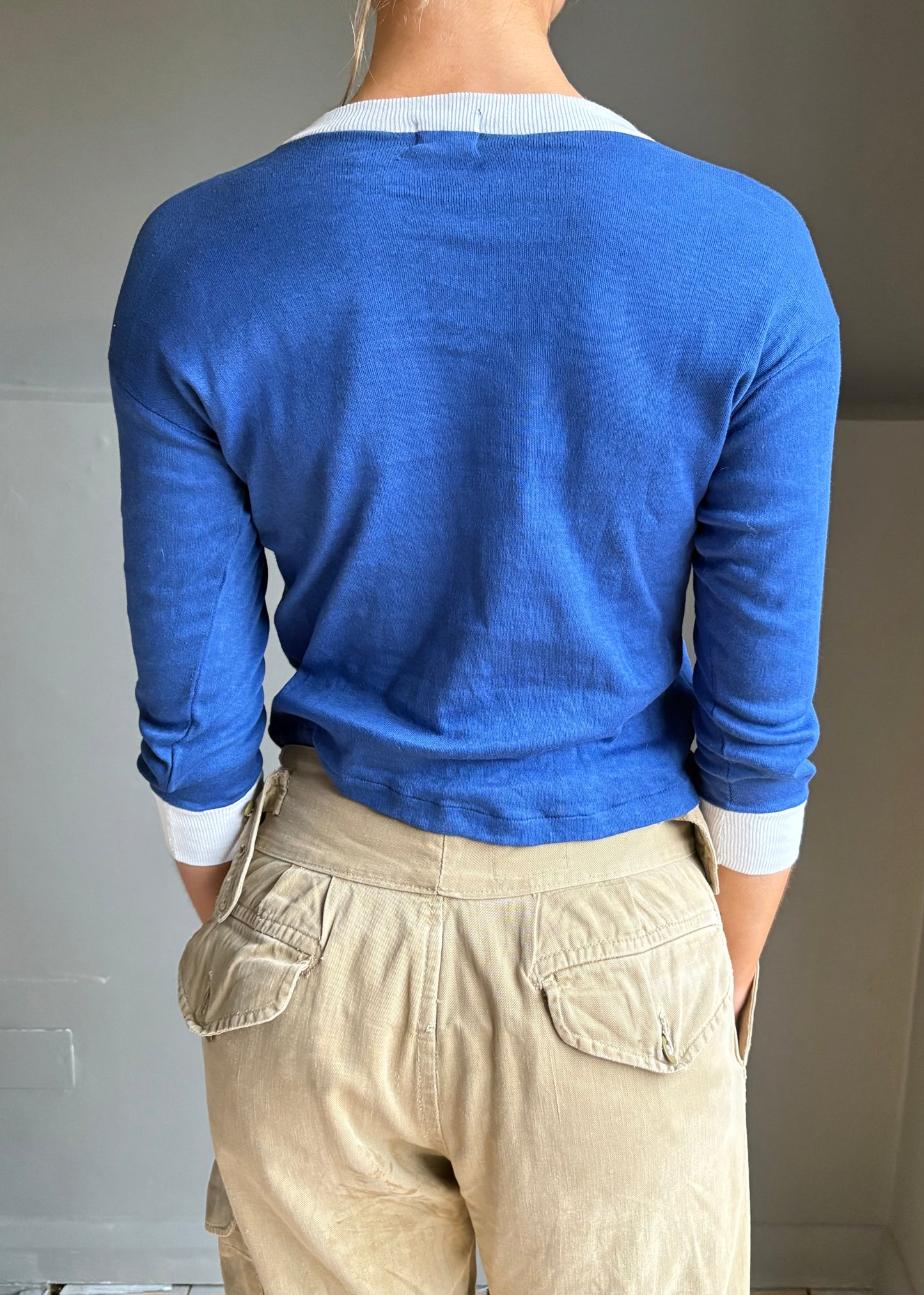 1960s cotton ringer tee